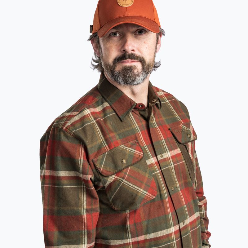 Camicia da uomo Pinewood Cornwall d.verde/d.rame 2