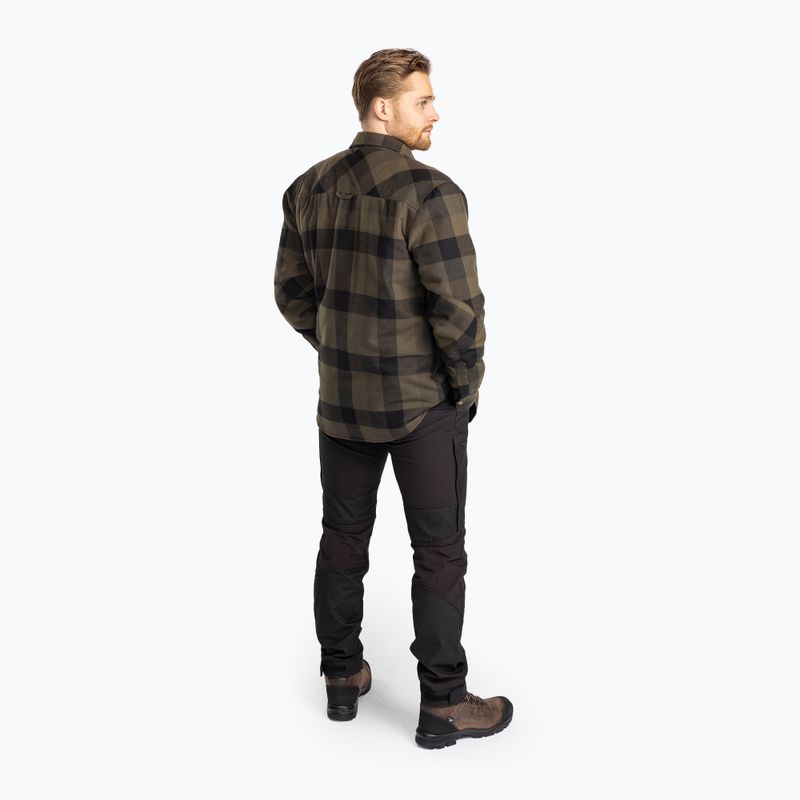 Camicia Pinewood Canada Classic 2.0 verde/nero da uomo 2