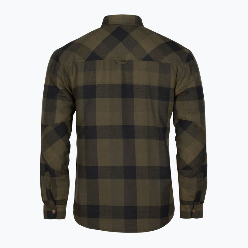 Camicia Pinewood Canada Classic 2.0 verde/nero da uomo 6