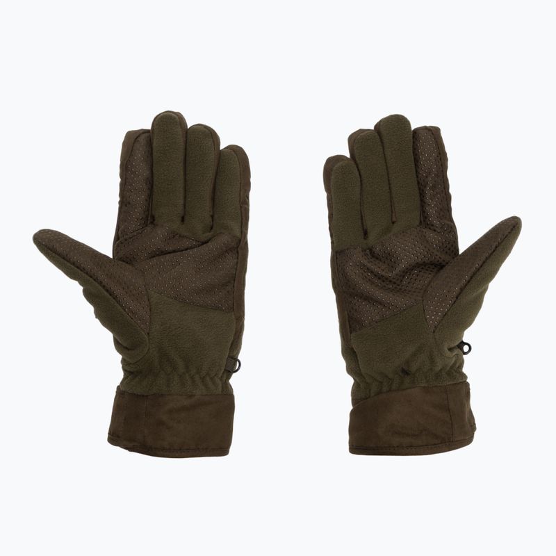 Pinewood Småland Hunters Extreme Fleece guanti da uomo h.brown / suede brown 3