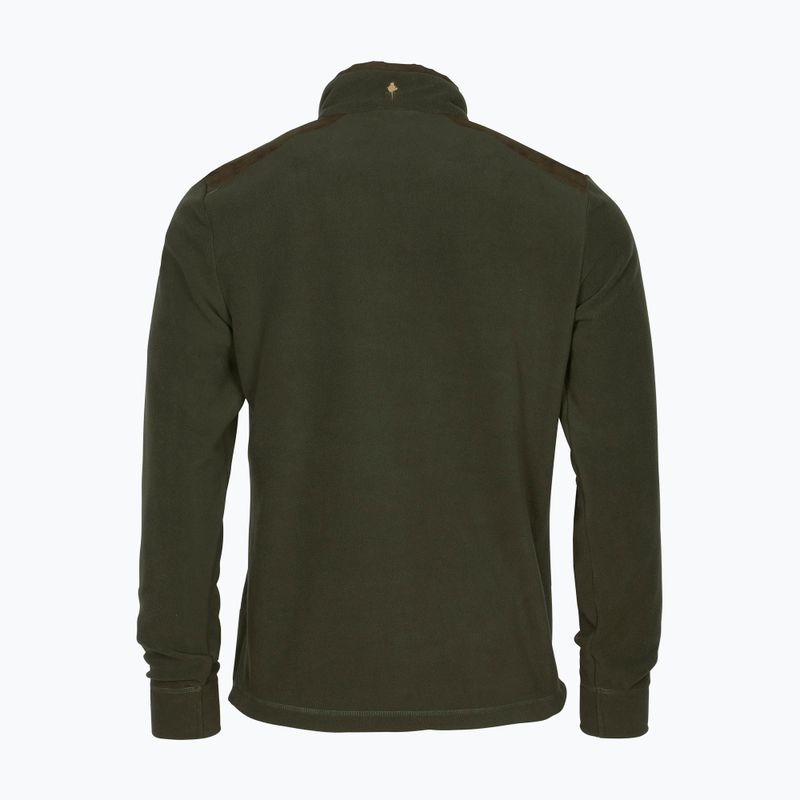 Felpa uomo Pinewood Småland Hunters mezza zip h.brown 5