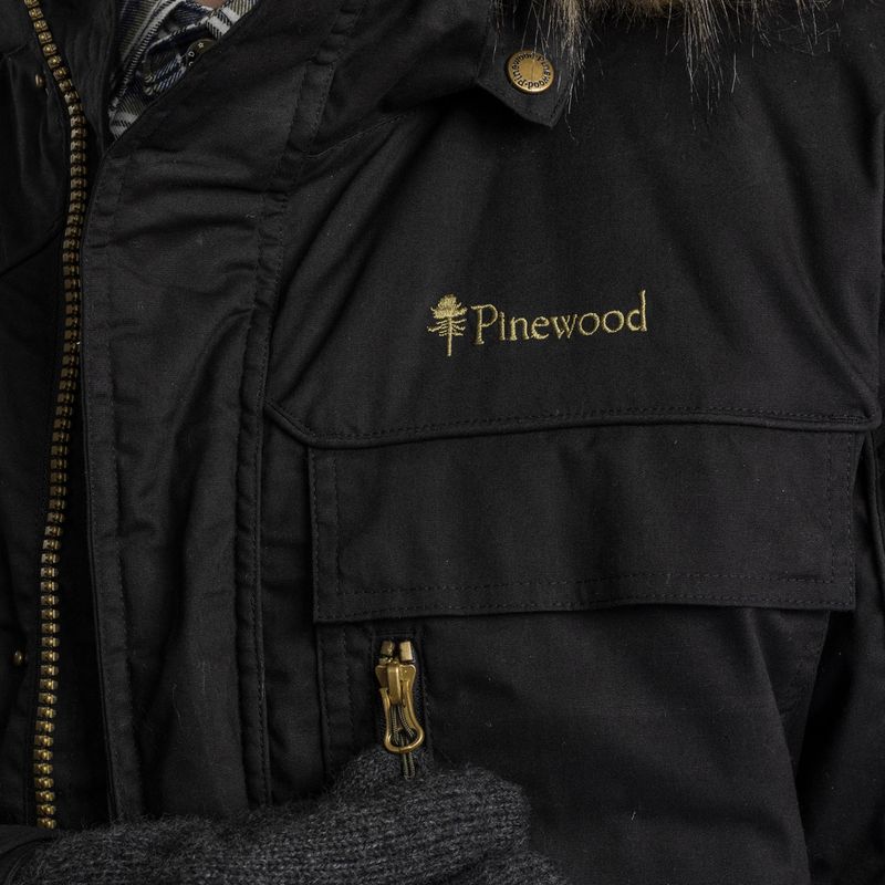 Parka invernale Pinewood Finnveden da uomo nero 4