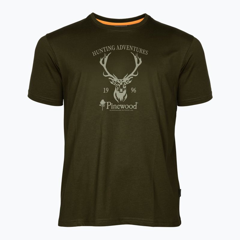 T-shirt uomo Pinewood Red Deer green 4