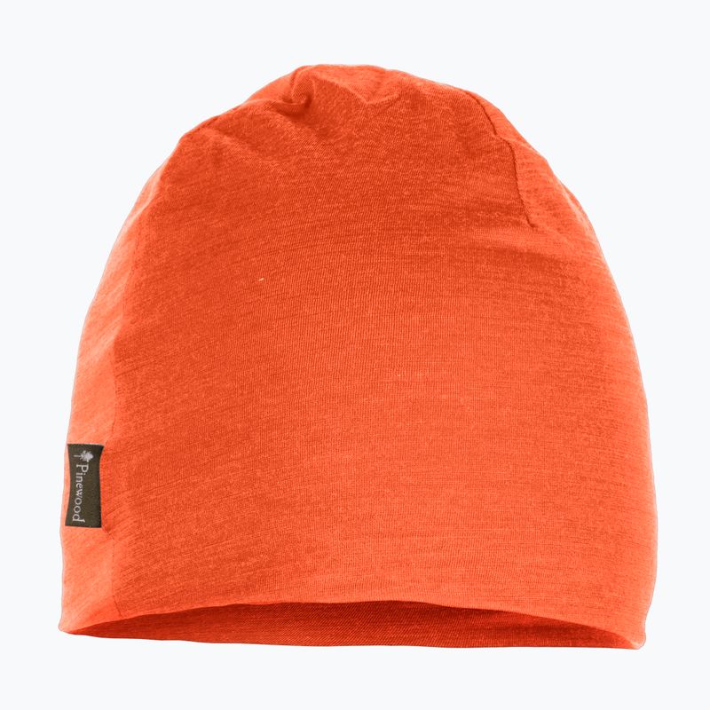 Berretto arancione bruciato in lana merino Pinewood