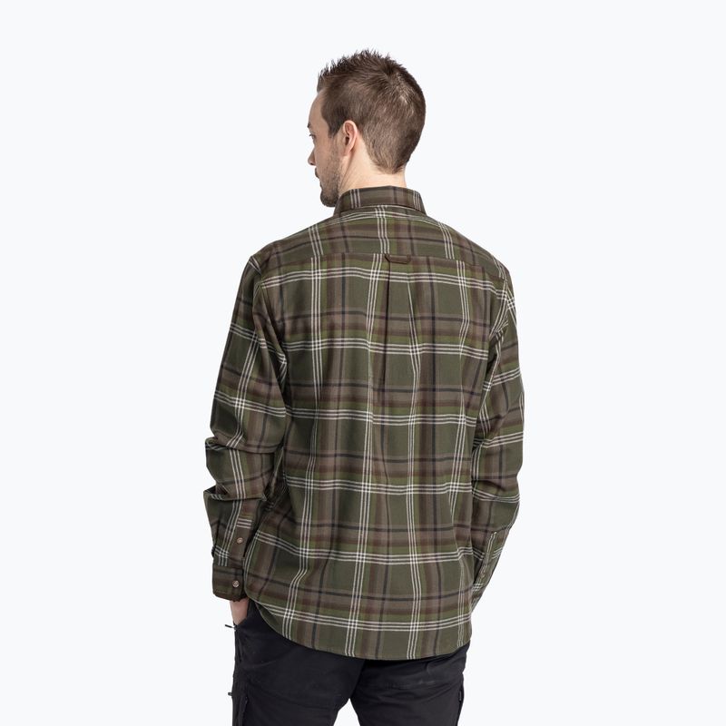 Camicia Pinewood Cornwall verde/verde pino da uomo 3