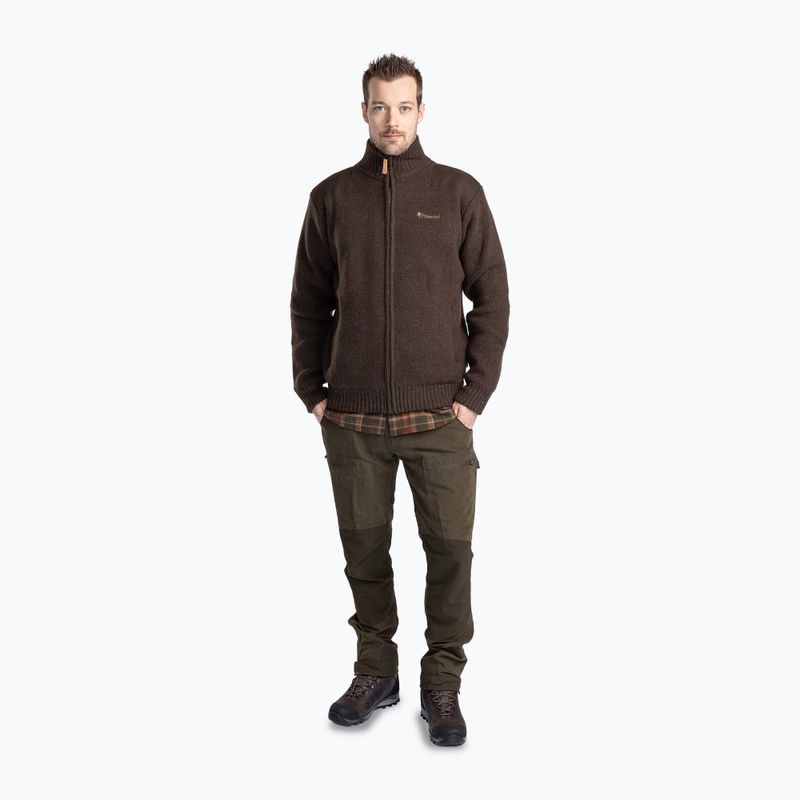 Maglia da uomo Pinewood Hurricane d.brown mel 2