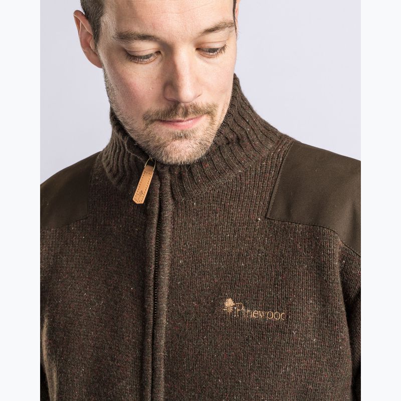 Maglia da uomo Pinewood Hurricane d.brown mel 5