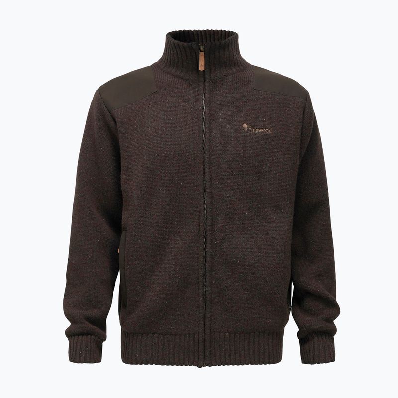 Maglia da uomo Pinewood Hurricane d.brown mel 8