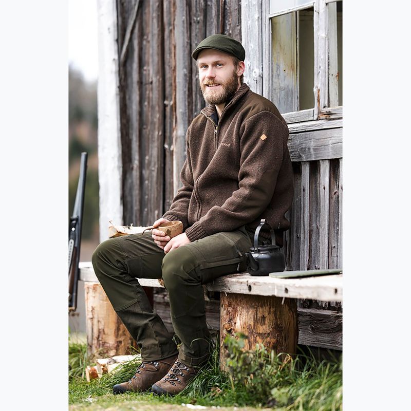 Maglia da uomo Pinewood Hurricane d.brown mel 10
