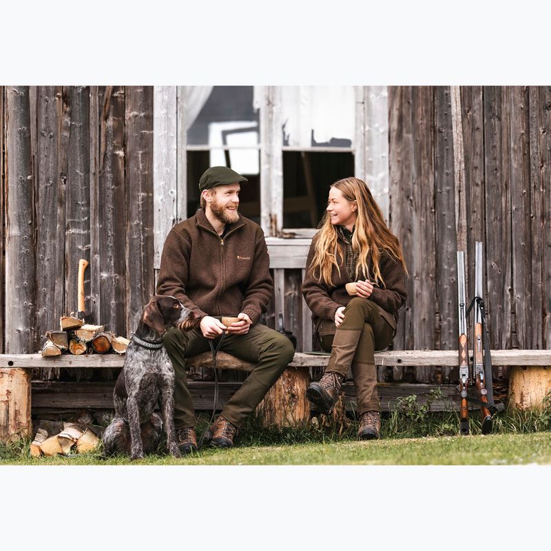 Maglia da uomo Pinewood Hurricane d.brown mel 11