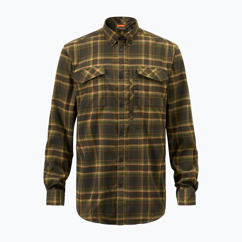 Camicia Pinewood Abisko Hiking Flannel da uomo verde muschio 7