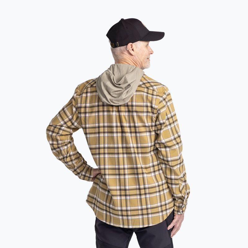 Camicia da uomo Pinewood Abisko Hiking Flannel golden hay 3