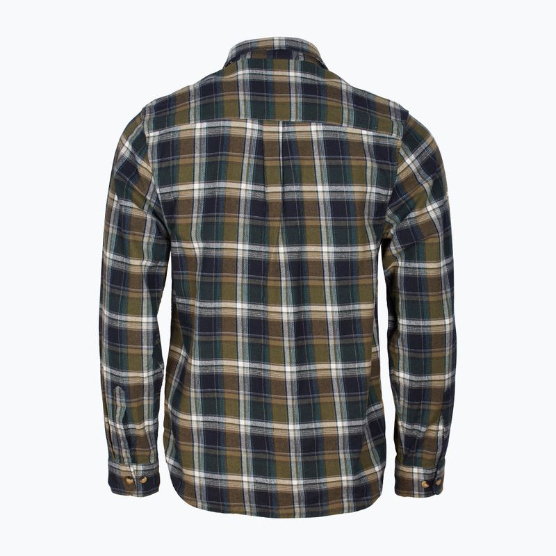 Camicia Pinewood da uomo Härjedalen verde/navy 8