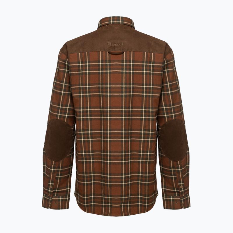 Camicia Pinewood Douglas da uomo, torrone/beige 6