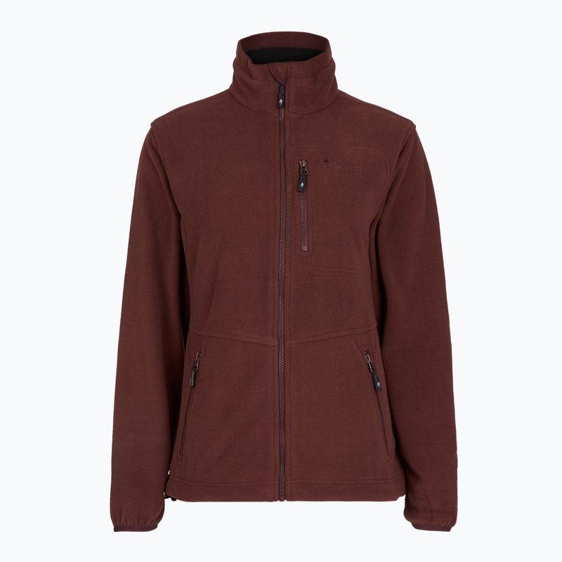 Felpa trekking donna Pinewood Finnveden Fleece terra prugna