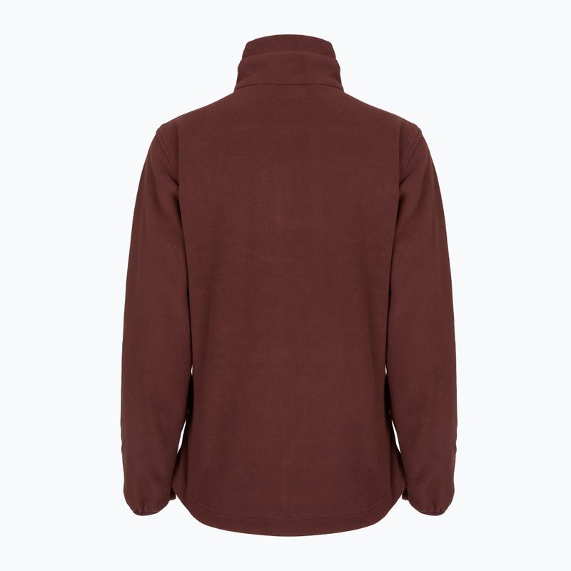 Felpa trekking donna Pinewood Finnveden Fleece terra prugna 2
