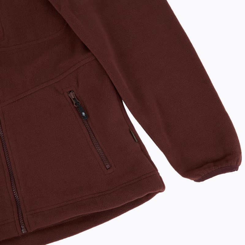 Felpa trekking donna Pinewood Finnveden Fleece terra prugna 4