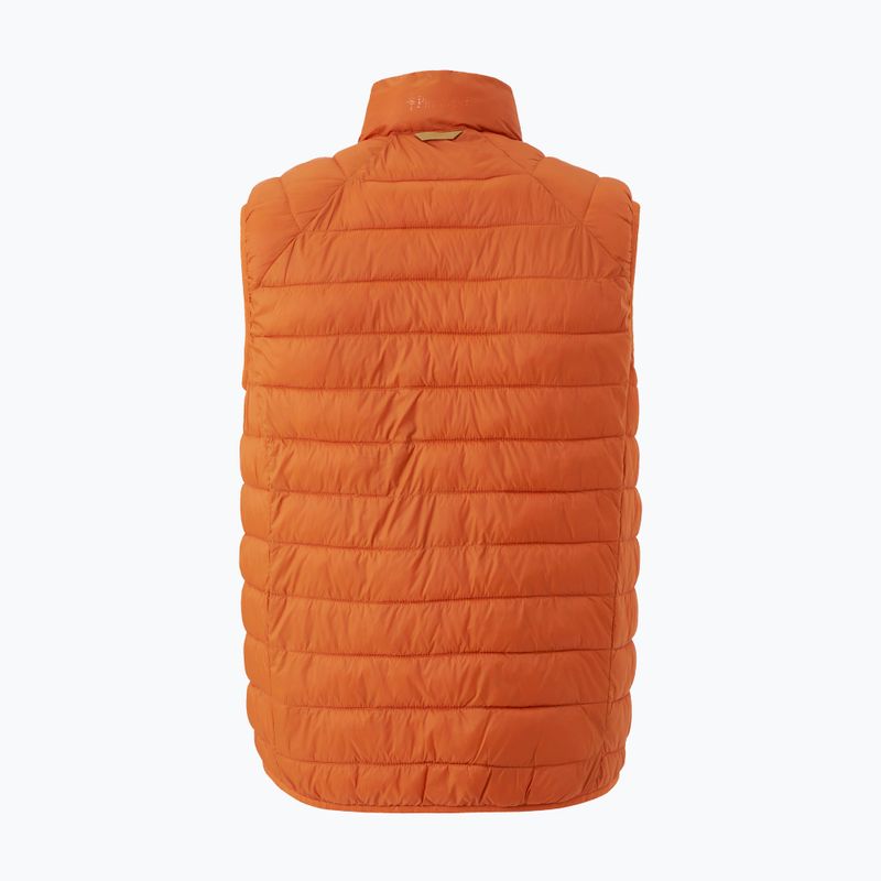 Giacca smanicata trekking arancione bruciata Pinewood Abisko Insulation da uomo 9