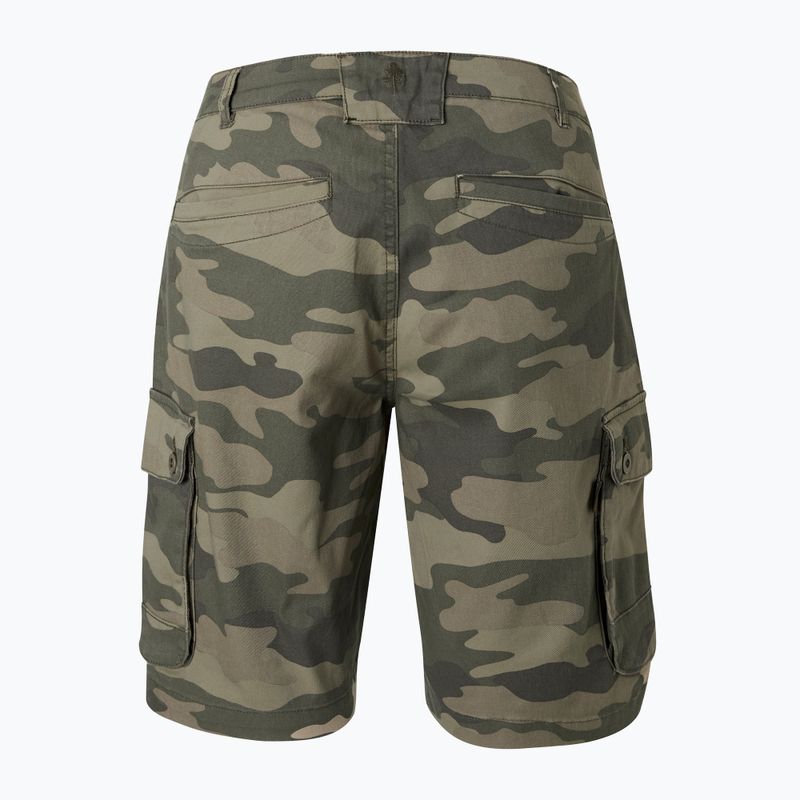 Pantaloncini da trekking Pinewood Värnamo Serengeti kaki camou da uomo 6