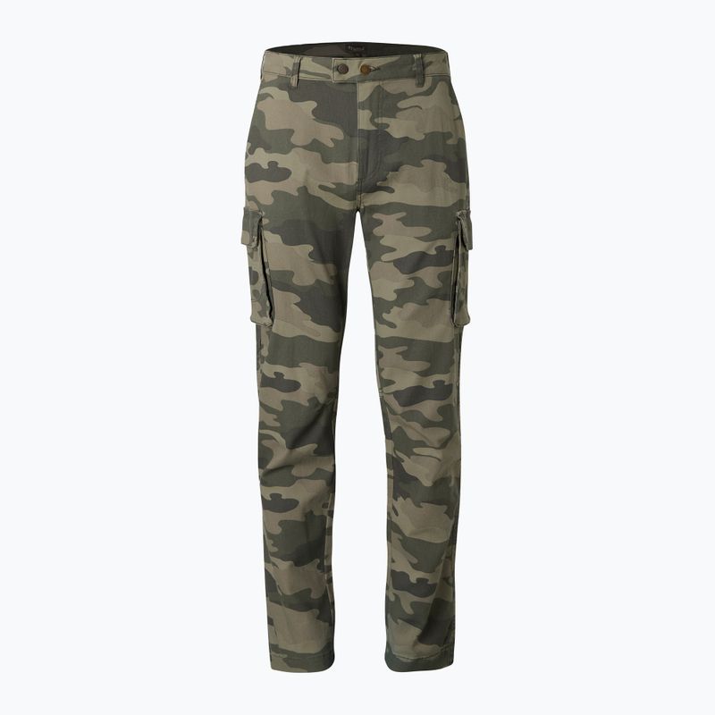 Pantaloni trekking Pinewood Värnamo Serengeti kaki camou da uomo 5