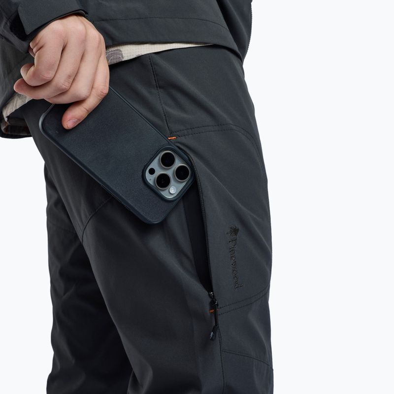 Pantaloni da trekking da uomo Pinewood Finnveden Sports Light grigio cenere 5