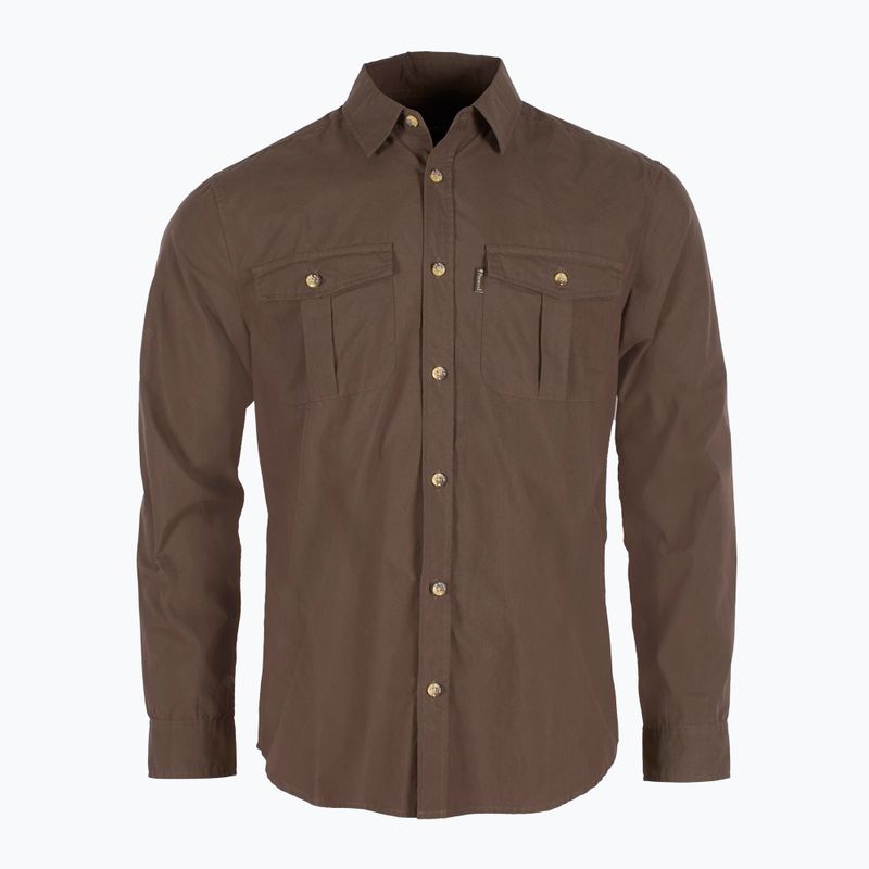 Camicia Pinewood Safari LS da uomo d.olive 4