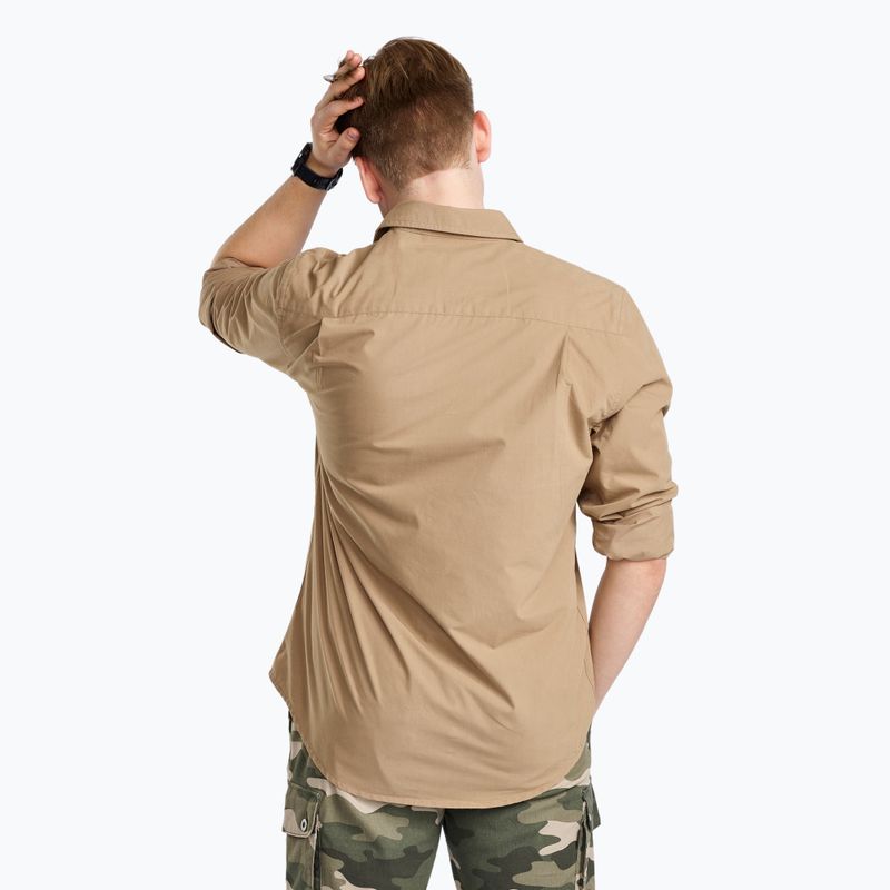 Camicia Pinewood Safari LS da uomo in pietra arenaria 2