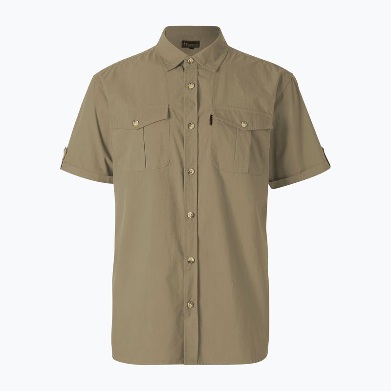 Camicia Pinewood Safari SS da uomo in pietra arenaria 3