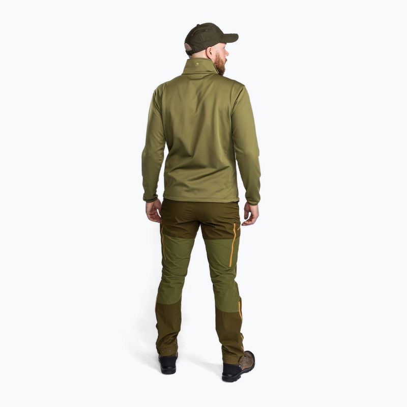 Pantaloni da uomo con membrana Pinewood Abisko olive green/hunting olive 3