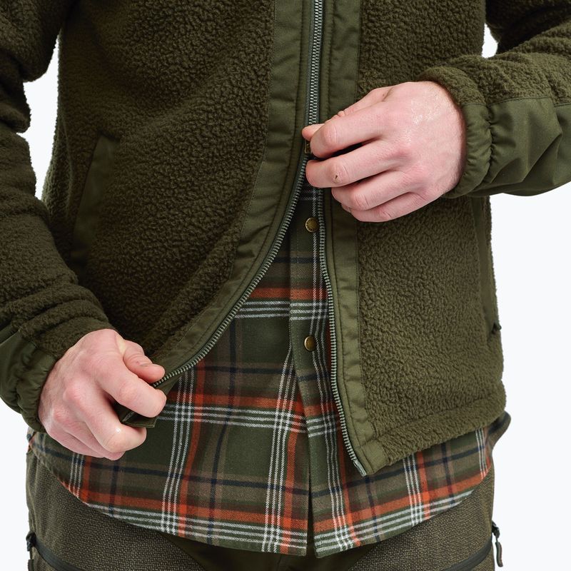 Giacca da uomo Pinewood Pile Fleece moss green 5