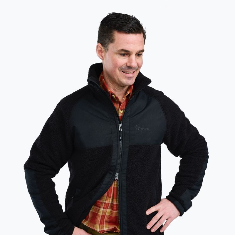 Giacca uomo Pinewood Pile Fleece black 3