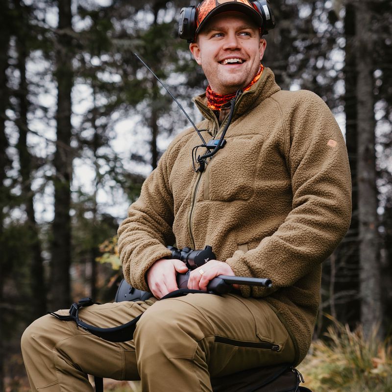 Pantaloni da trekking uomo Pinewood Furudal Hunters Hybrid Stretch olive green 9