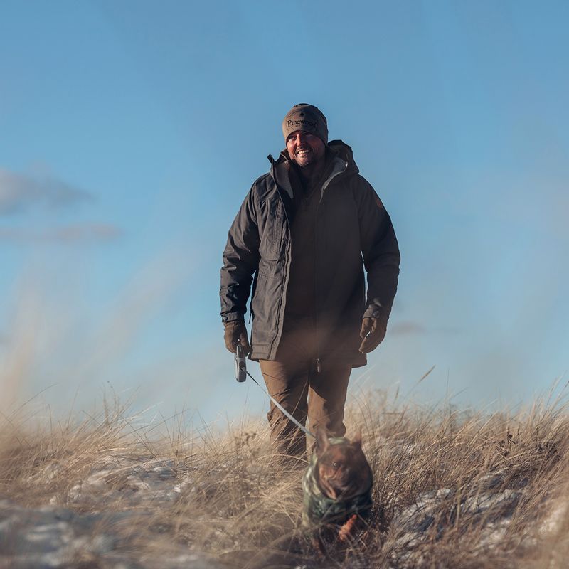 Giacca antivento da uomo Pinewood Nydala Classic 2L moss green 10