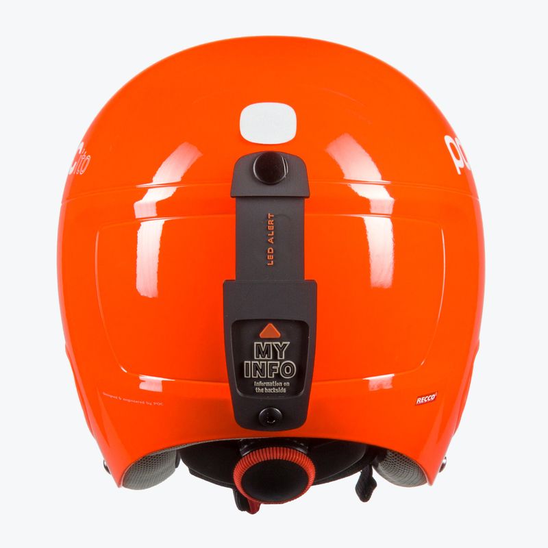 Casco da sci per bambini POC POCito Skull arancione fluorescente 3