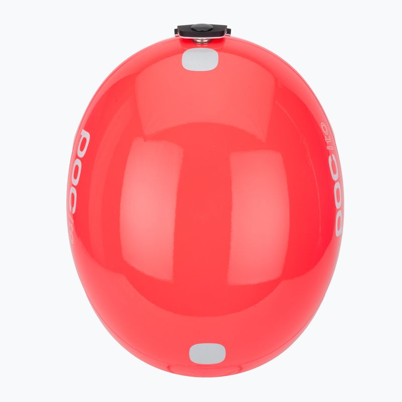 Casco da sci per bambini POC POCito Skull rosa fluorescente 6