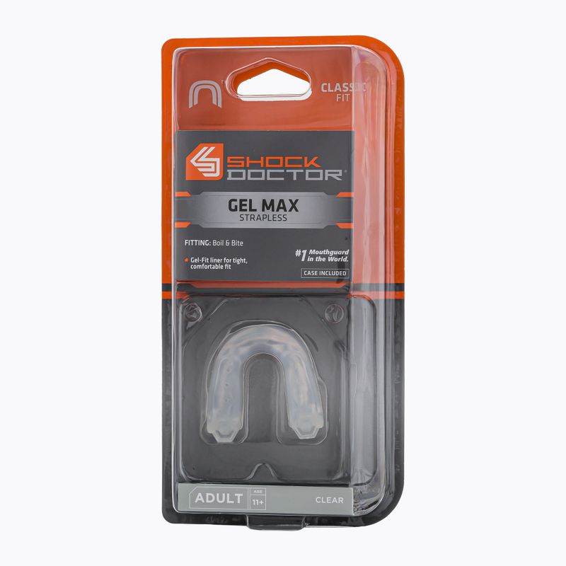 Shock Doctor Gel Max: protezione trasparente per la mascella