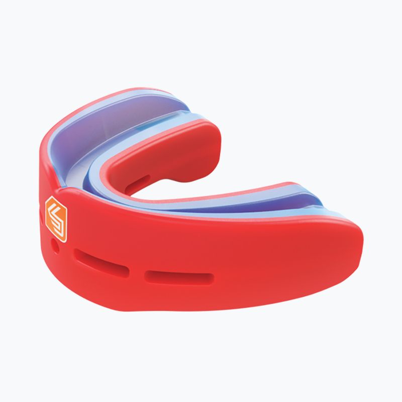 Shock Doctor Nano Doppia protezione rossa per le mascelle 2