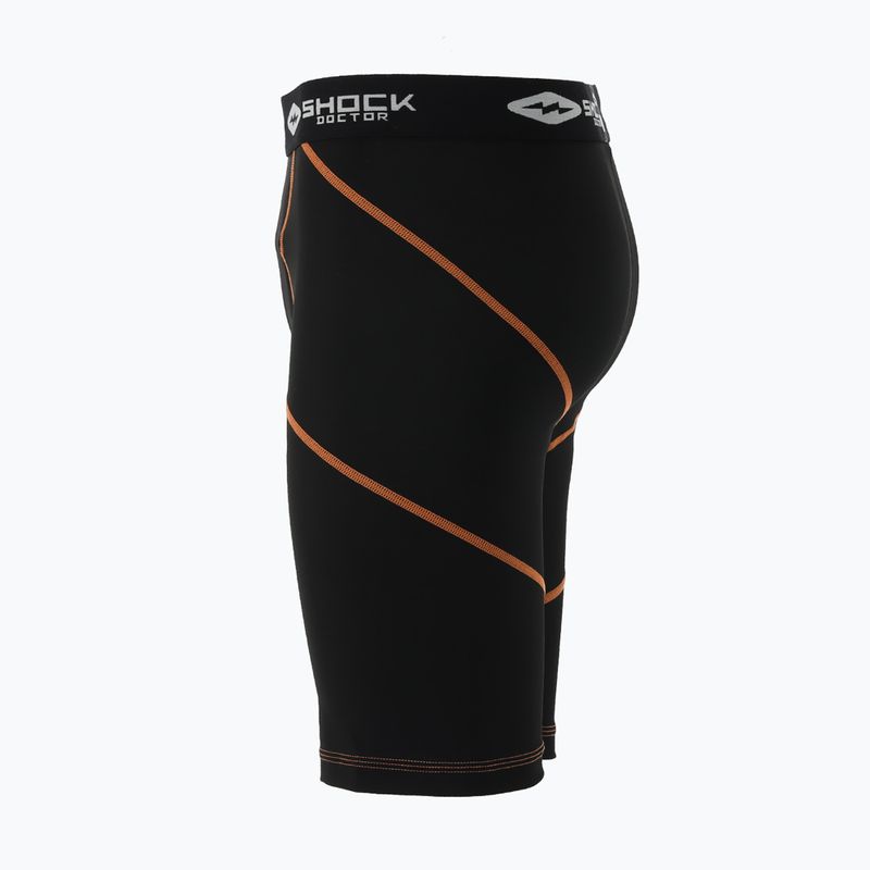 Pantaloncini compressivi con protezione del bacino Shock Doctor black 6
