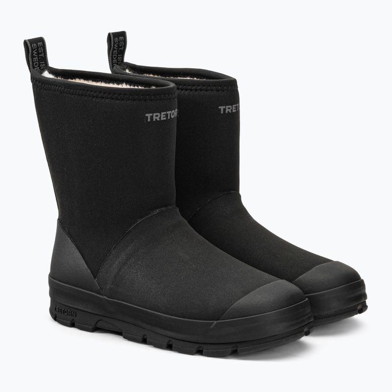 Stivali da neve per bambini Tretorn Mimas Hybrid jet black 4