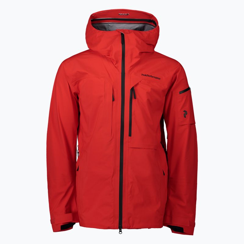 Giacca da sci da uomo Peak Performance M Alpine racing red 2