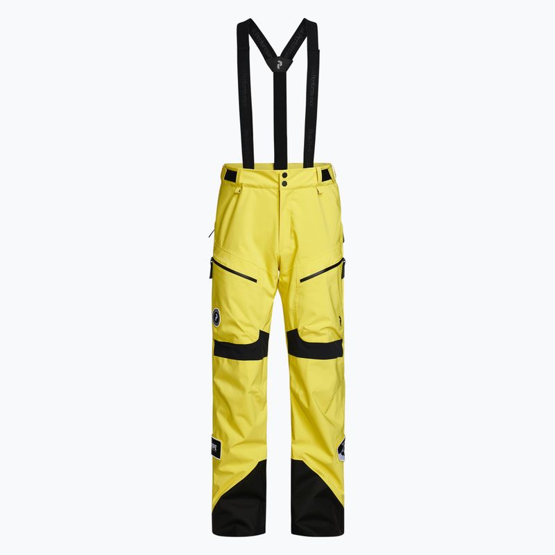 Pantaloni da sci da uomo Peak Performance W Vertixs 2L citrino