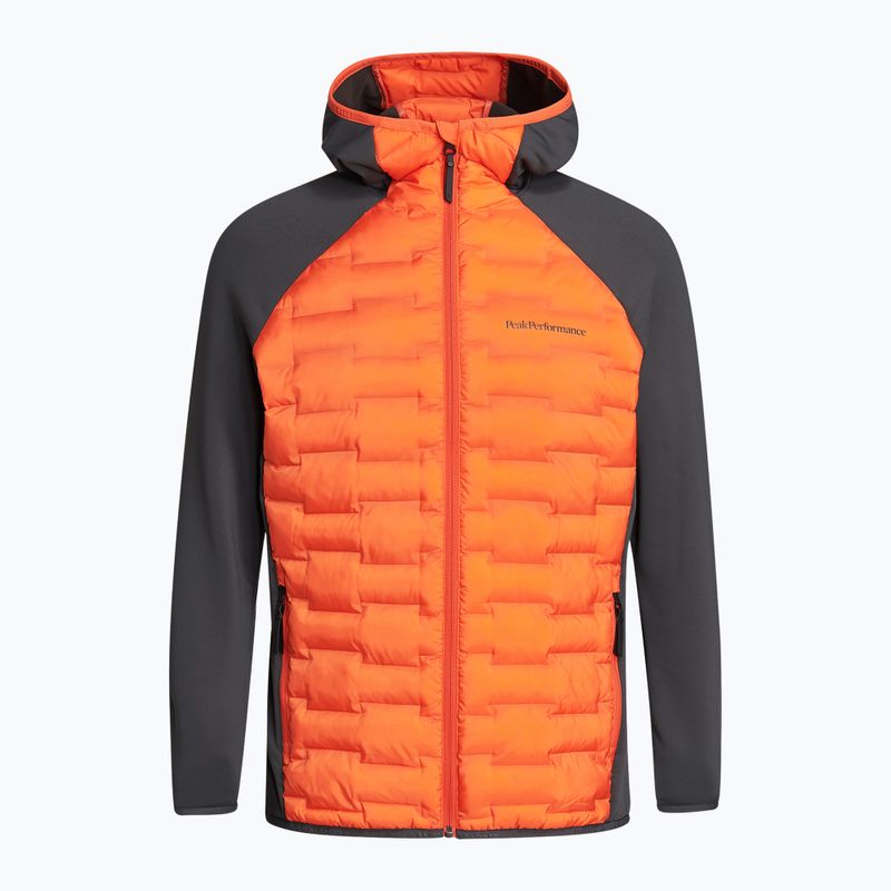 Giacca Peak Performance M Argon Hybrid Hood Uomo zeal orange