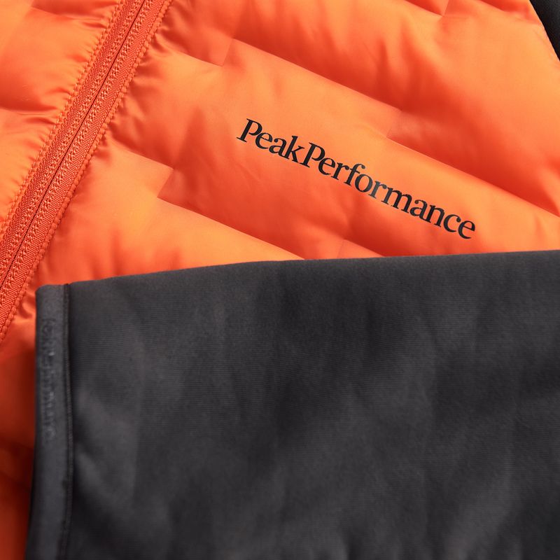 Giacca Peak Performance M Argon Hybrid Hood Uomo zeal orange 4