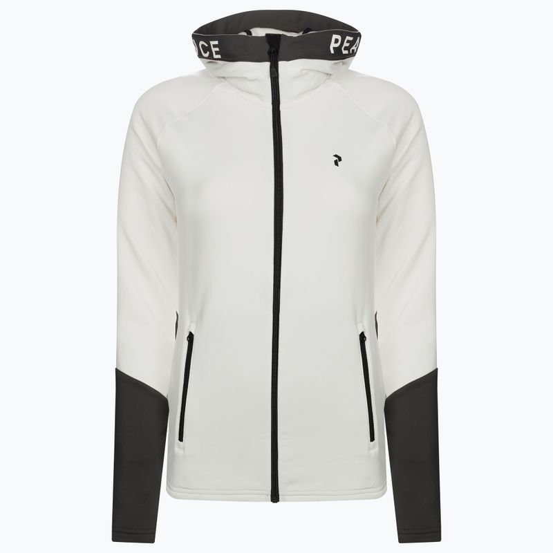 Peak Performance W Rider Zip Hood donna bianco sporco 7