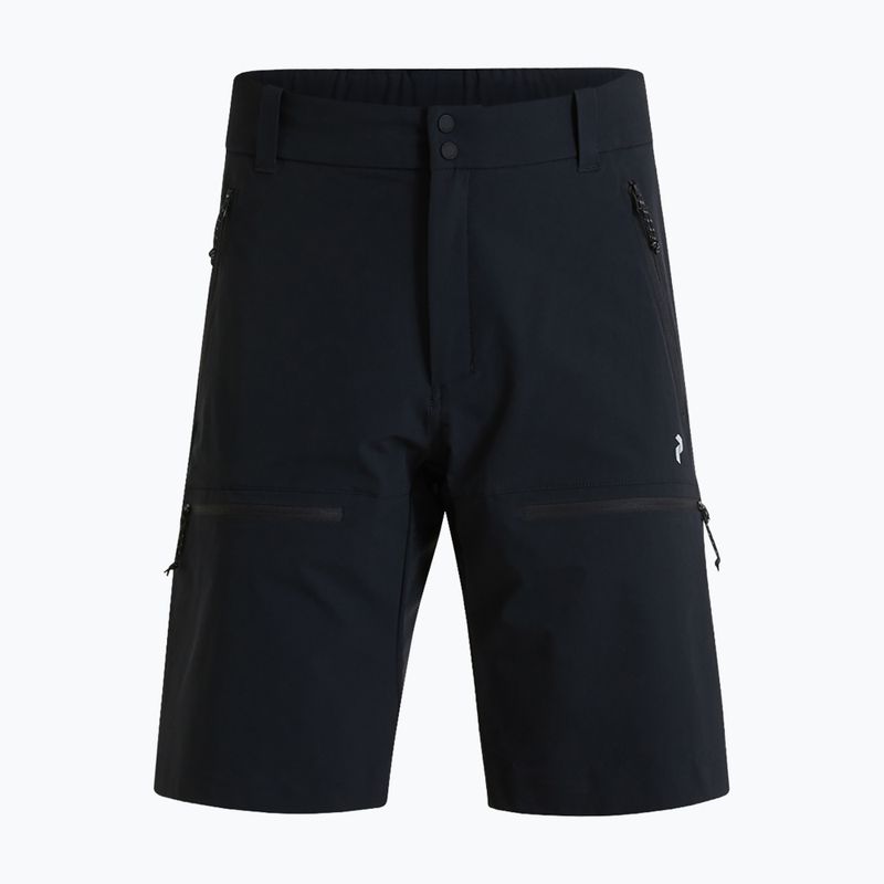 Pantaloncini Peak Performance Stretch Trek da uomo, nero