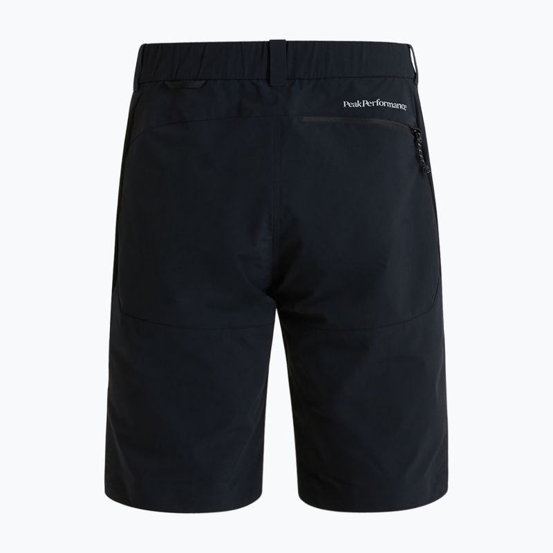 Pantaloncini Peak Performance Stretch Trek da uomo, nero 2