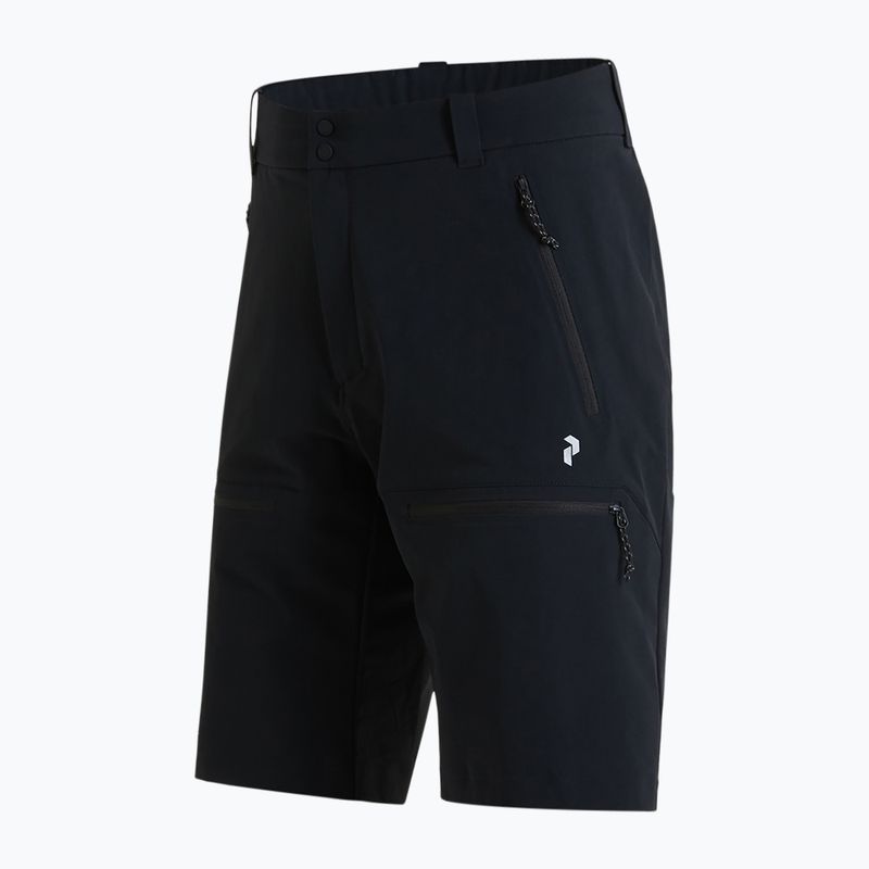 Pantaloncini Peak Performance Stretch Trek da uomo, nero 3