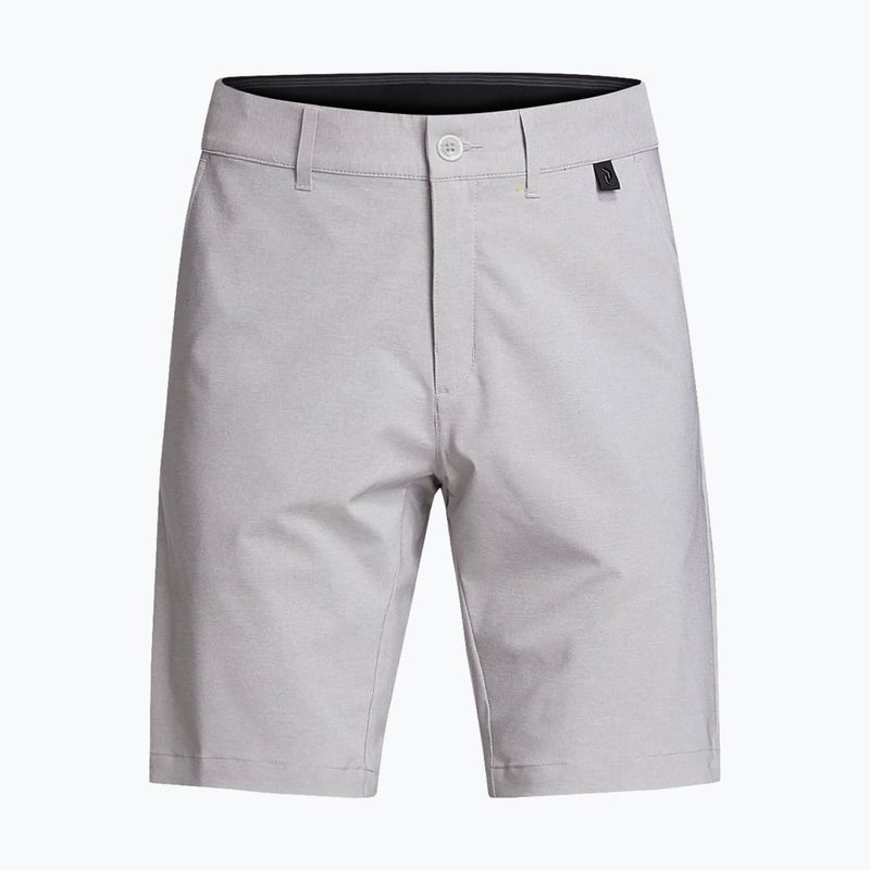 Pantaloncini da golf Peak Performance Flier med grigio melange da uomo