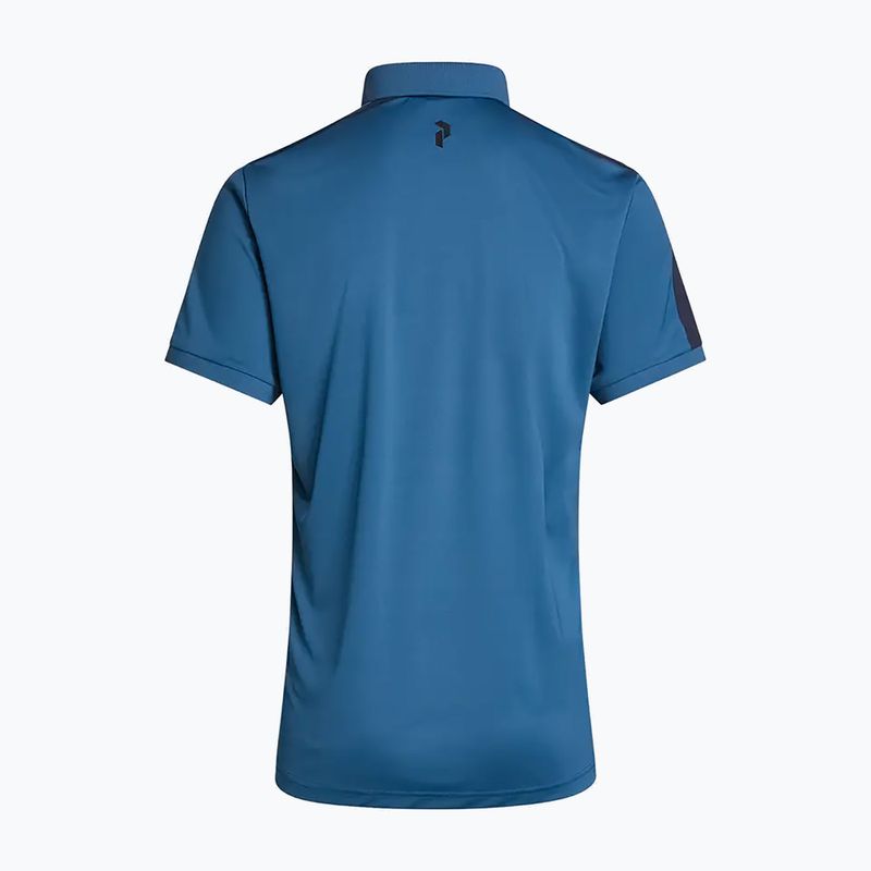 Polo Peak Performance Player Uomo blu notte shadow 3