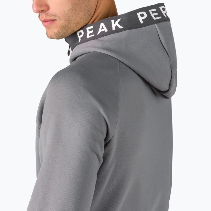 Felpa da trekking Peak Performance Rider Zip Hood Uomo grigio tranquillo/grigio movimento 4